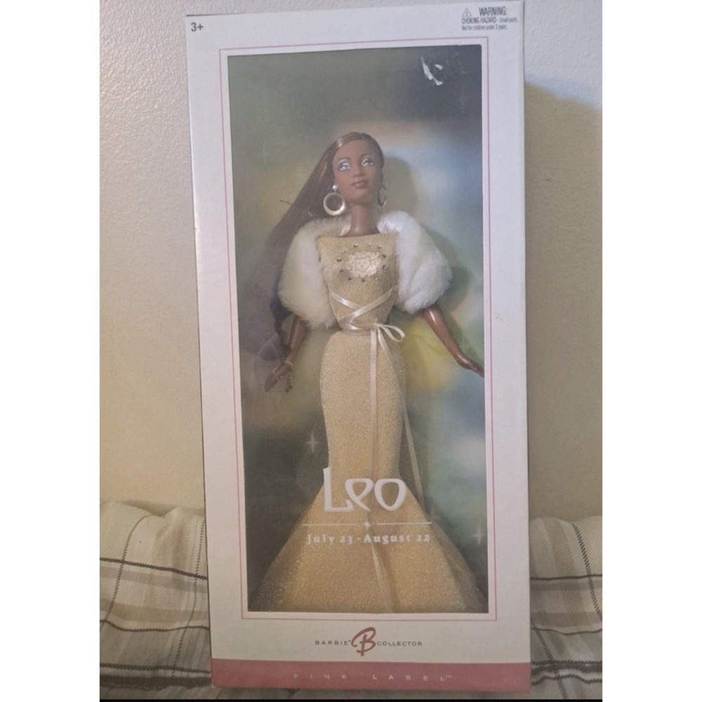 2004 Barbie Doll Collector Pink Label Zodiac Leo July 23 - August 22 In Box